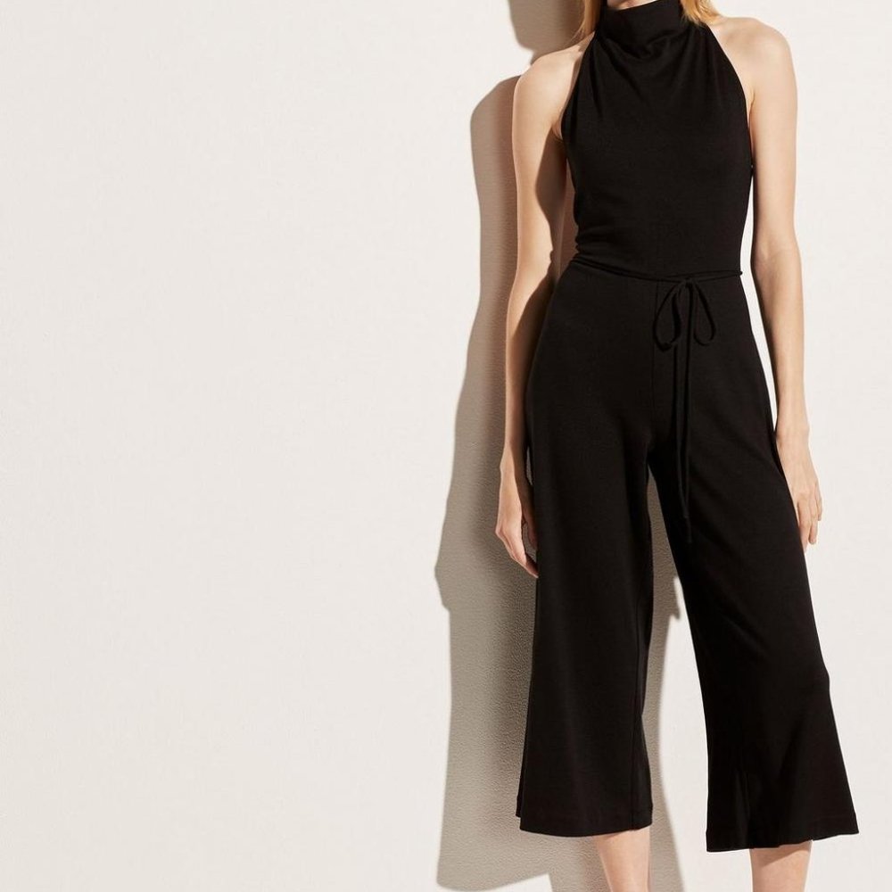 NWT Vince Backless High Neck Jumpsuit, M